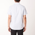 Daniel True Modern-Fit Short-Sleeve Dress Shirt // Blue (3XL)