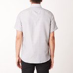 Kasey True Modern-Fit Short-Sleeve Dress Shirt // Charcoal (3XL)