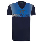 Fringe Shirt // Navy (XL)