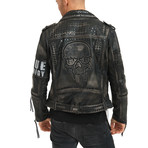 Dwayne Leather Jacket // Black (2XL)