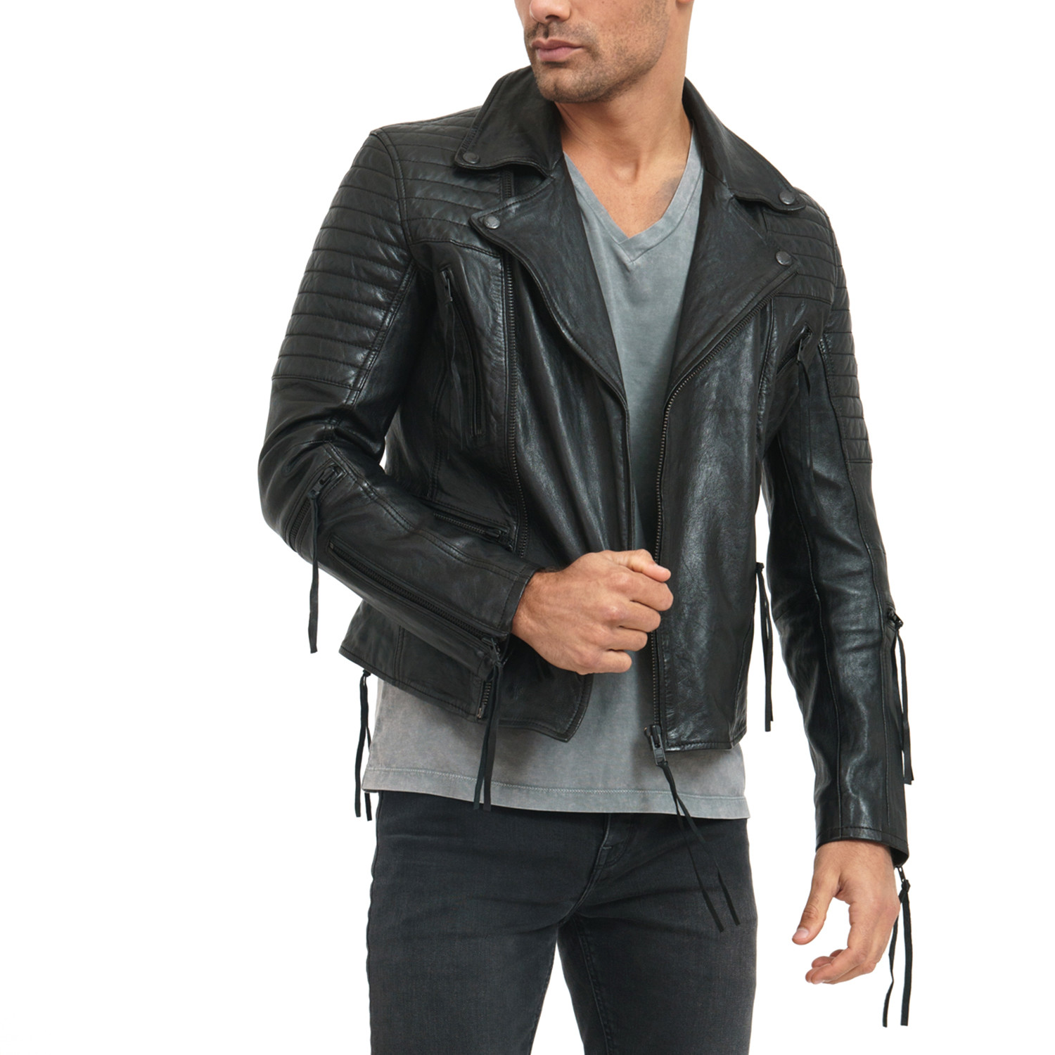 Ethan Leather Jacket // Black (S) - True Prodigy - Touch of Modern