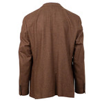 Caruso // Wool Blend 2 Button Sport Coat // Brown (Euro: 48)