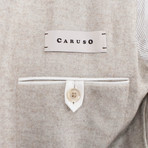 Caruso // Alpaca Blend 3 Roll 2 Button Sport Coat // Beige (Euro: 48)