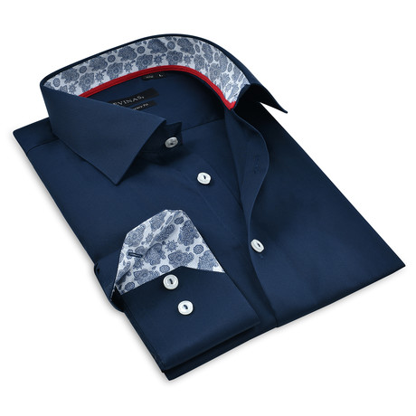 Button-Up Shirt III // Navy (M)