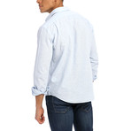 Linen Weave Shirt // Blue (XL)