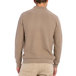 Half-Zip Sweater // Vison (S)