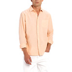 Linen Weave Shirt // Orange (XL)