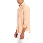 Linen Weave Shirt // Orange (XL)