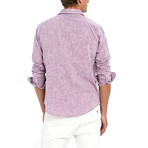 Linen Weave Shirt // Purple (XL)