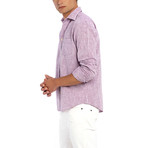 Linen Weave Shirt // Purple (L)