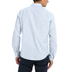 Stripe Weave Shirt // Blue (M)