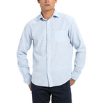 Stripe Weave Shirt // Blue (M)