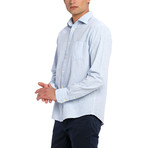Stripe Weave Shirt // Blue (2XL)