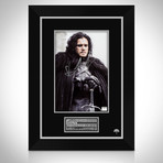 Game Of Thrones Jon Snow // Kit Harington Hand-Signed Portrait // Custom Frame