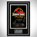 Jurassic Park // Cast Hand-Signed Poster // Custom Frame