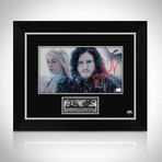 Game Of Thrones // Emilia Clarke + Kit Harington Hand-Signed Photo // Custom Frame