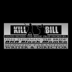 Kill Bill // Uma Thurman + Quentin Tarantino Hand-Signed Hattori Hanzo Sword Prop // Custom Wood Stand Display