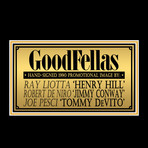 Goodfellas // Ray Liotta + Robert De Niro + Joe Pesci Hand-Signed Photo // Custom Frame
