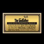 Godfather // Marlon Brando + Al Pacino + Francis Ford Coppola Hand-Signed Photo // Custom Frame