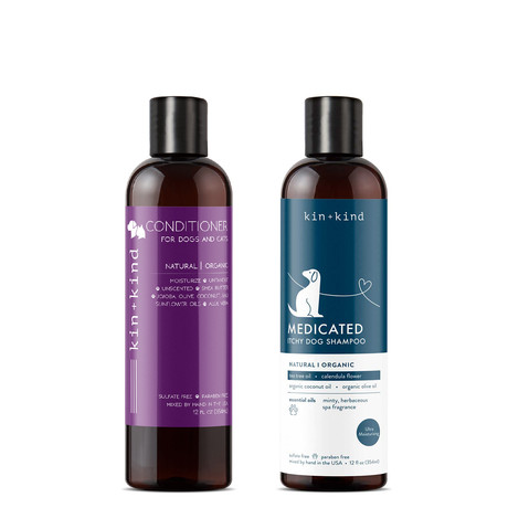 Medicated Dog Shampoo + Conditioner For Itchy Dogs & Cats