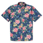 Hou Pua Nui Classic Button-Down Shirt // Ink (L)