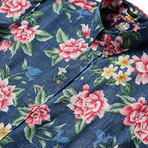 Hou Pua Nui Classic Button-Down Shirt // Ink (M)