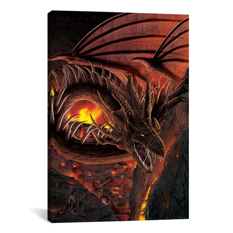 Hellfire Dragon // Vincent Hie (18"W x 26"H x 0.75"D)