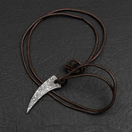 Damascus Bear Claw Pendant // 1996