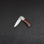 Damascus Folding Knife Handmade // 2755