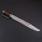 Damascus D-Guard Sword // 9231