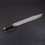 Damascus D-Guard Sword // 9231