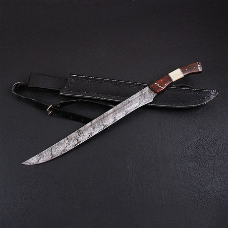 Damascus Short Sword // 9266