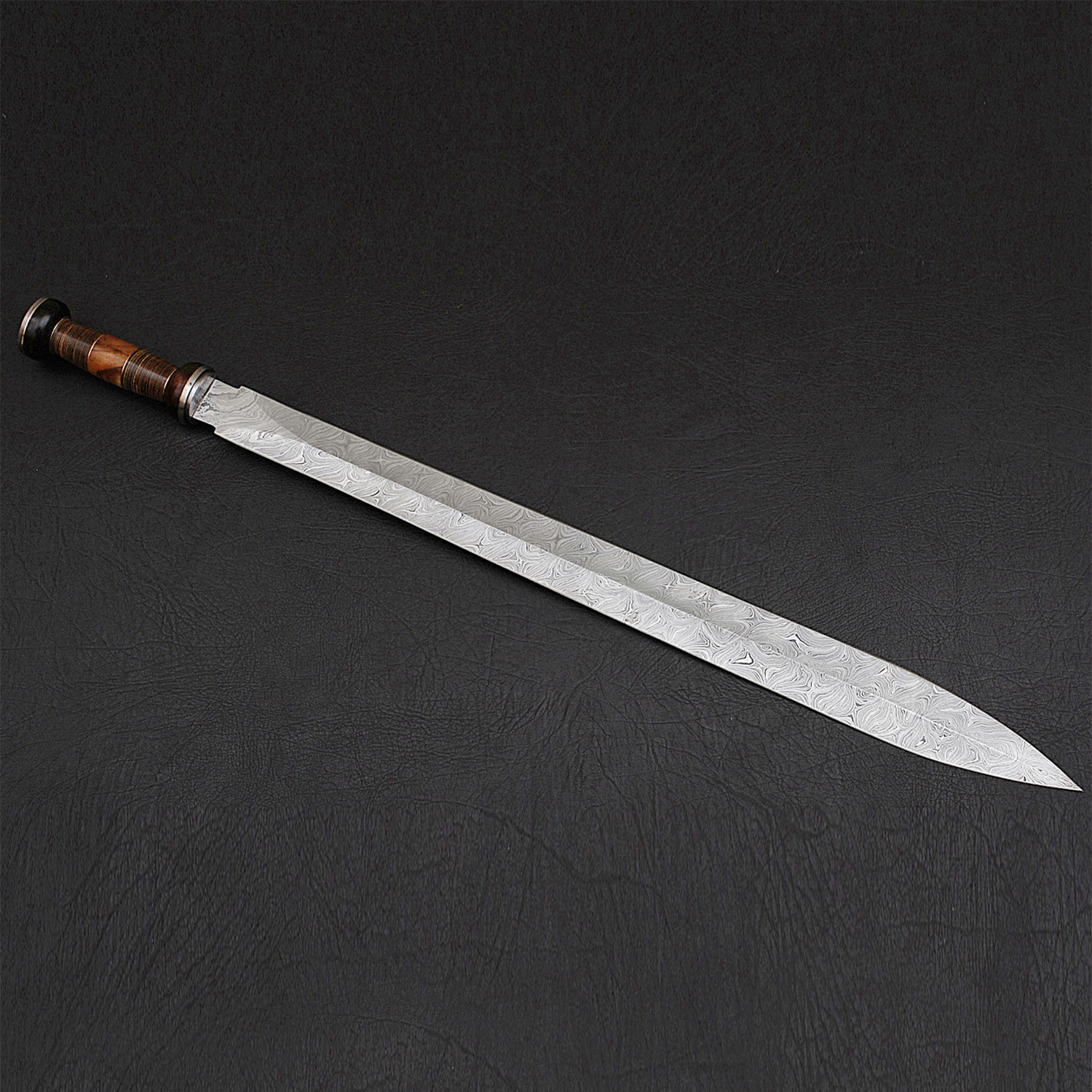 Damascus Gladius Sword 9268 Black Forge Knives Touch Of Modern