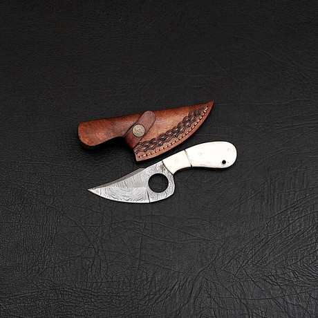 Damascus Skinner Knife // HK0300
