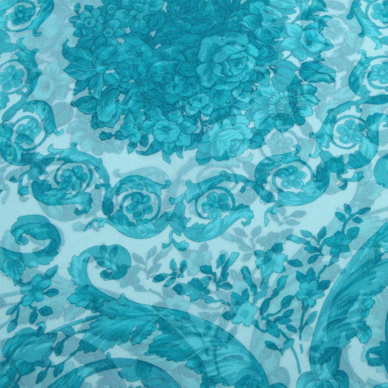 Women's Scarf // Teal + Cyan - Versace Collection - Touch of Modern