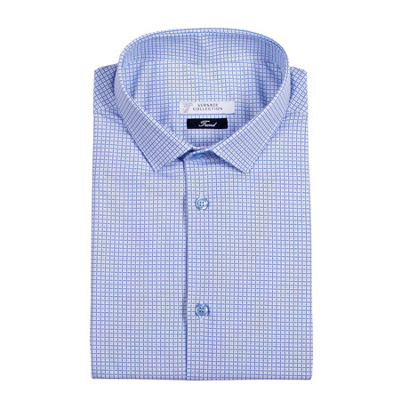 Dress Shirt // White + Light Blue (US: 42)