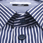 Dress Shirt // Blue + White (US: 38R)