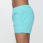 Cropped Swim Shorts // Sea (XS)