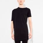 Long Drop Shoulder Tee // Black (L)