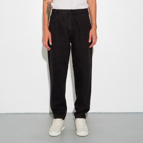 Pleated Baggy Jeans // Black (29) - OAK - Touch of Modern