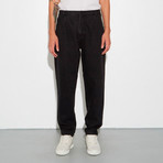Pleated Baggy Jeans // Black (25)