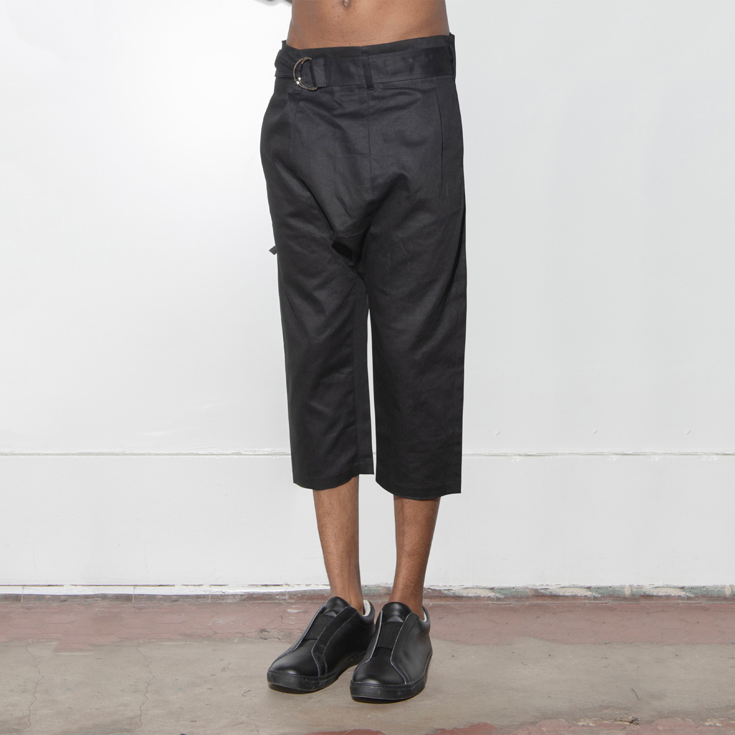 Belted Karate Pants // Black (XL) - OAK - Touch of Modern