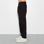 Pleated Baggy Jeans // Black (28)