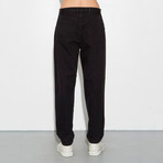 Pleated Baggy Jeans // Black (30)