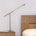 Port Table Lamp // Satin Nickel