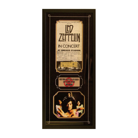 Led Zeppelin// Unused Ticket + Replica Poster