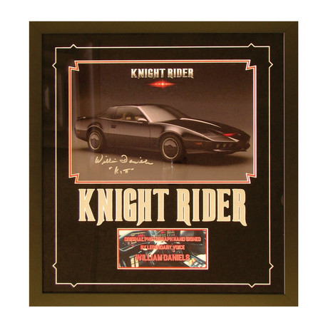 Signed Photo Display // Knight Rider