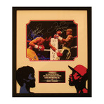 Signed Photo Display // Manny Pacquiao + Floyd Mayweather