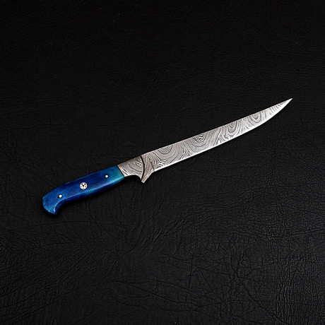 Damascus Fillet Knife // 9193