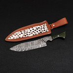 Damascus Kitchen Knife // 9874